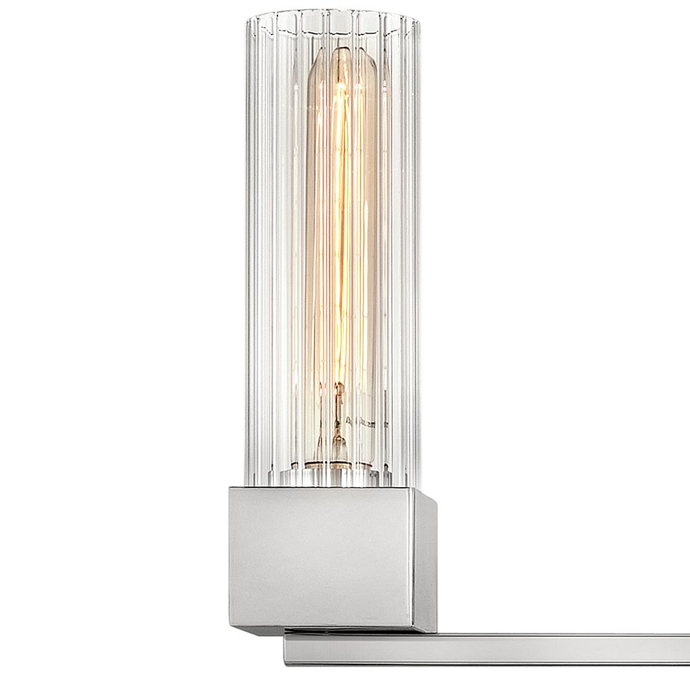 Hinkley Xander 23" Wide Polished Nickel 3-Light Bath Light