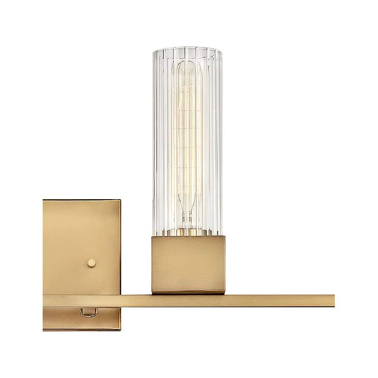 Image 2 Hinkley Xander 32" Wide Heritage Brass 4-Light Bath Light more views