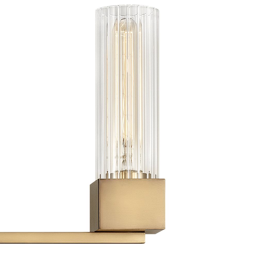 Hinkley Xander 32" Wide Heritage Brass 4-Light Bath Light