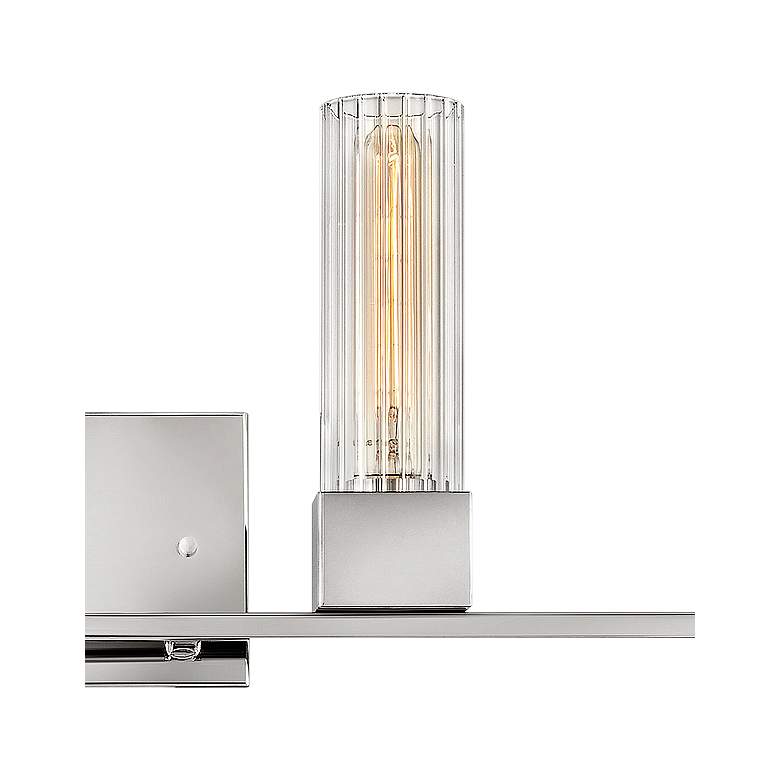 Image 2 Hinkley Xander 32" Wide Polished Nickel 4-Light Bath Light more views