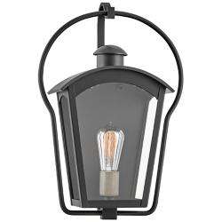 Hinkley Yale 17 3/4&quot; High Black Outdoor Wall Light