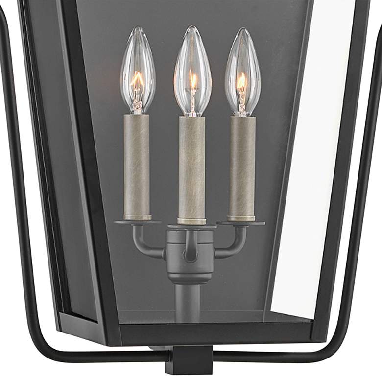 Image 3 Hinkley Yale 25" High Black 3-Light Outdoor Wall Light more views