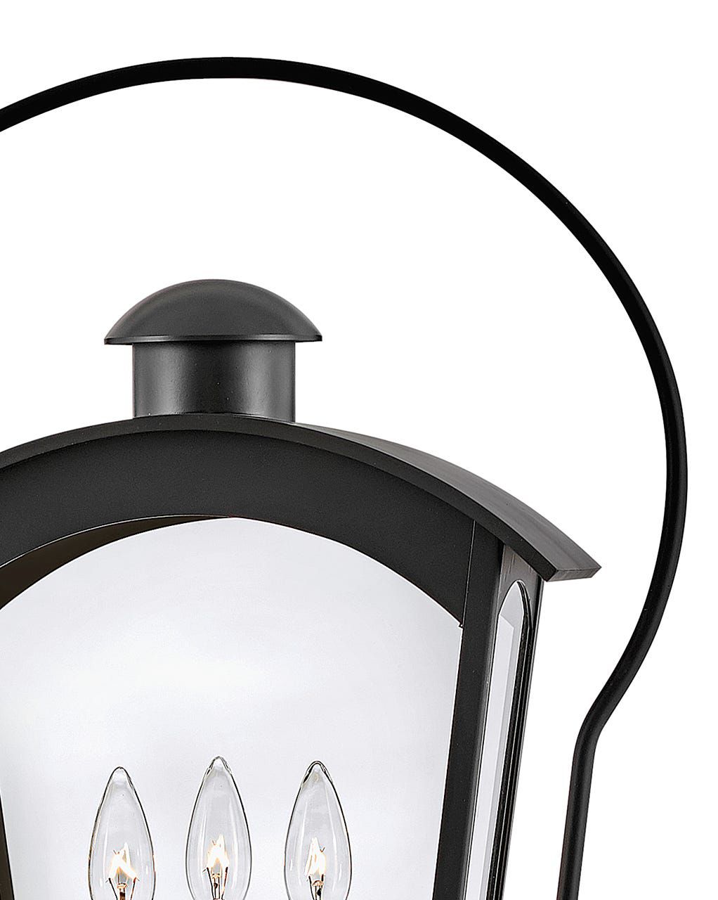 Hinkley Yale 26 3/4" High Black 3-Light Outdoor Post Light