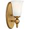 Hinkley Yorktown 11" High Brushed Bronze Wall Sconce