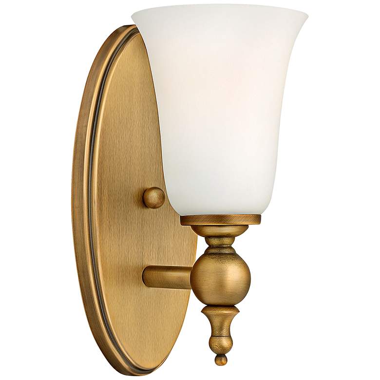 Image 1 Hinkley Yorktown 11 inch High Brushed Bronze Wall Sconce