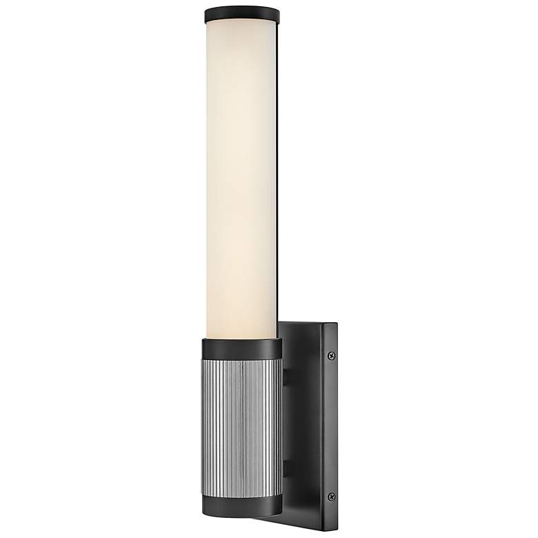 Image 4 Hinkley Zevi 17 1/2" High Black Chrome ADA LED Wall Sconce more views