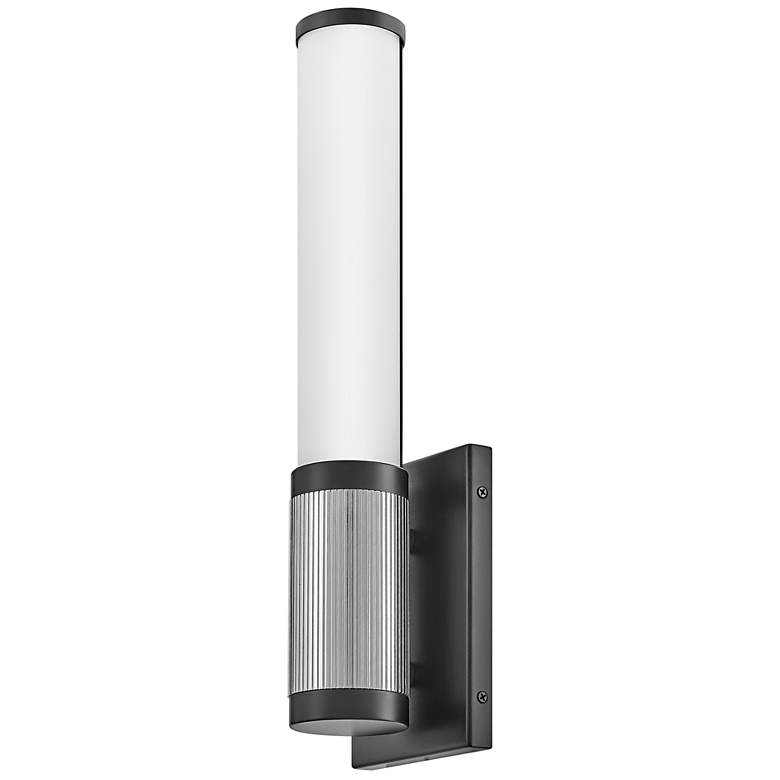Image 7 Hinkley Zevi 17 1/2" High Black Chrome ADA LED Wall Sconce more views