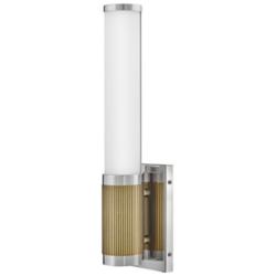 Hinkley Zevi 17 1/2"H Polished Nickel ADA LED Wall Sconce