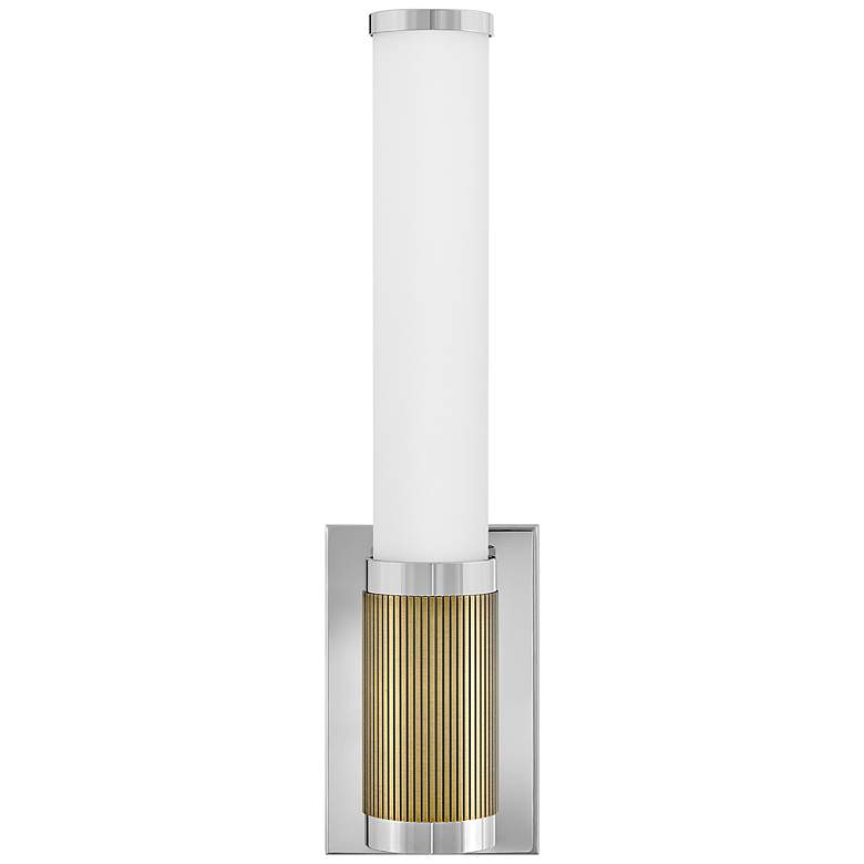 Image 3 Hinkley Zevi 17 1/2"H Polished Nickel ADA LED Wall Sconce more views