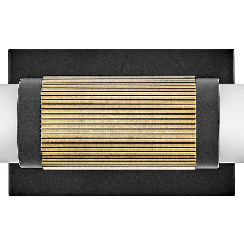Image 4 Hinkley Zevi 22 3/4" Wide Black Brass LED Bath Light more views