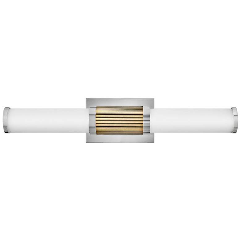 Image 2 Hinkley Zevi 22 3/4" Wide Polished Nickel LED Bath Light