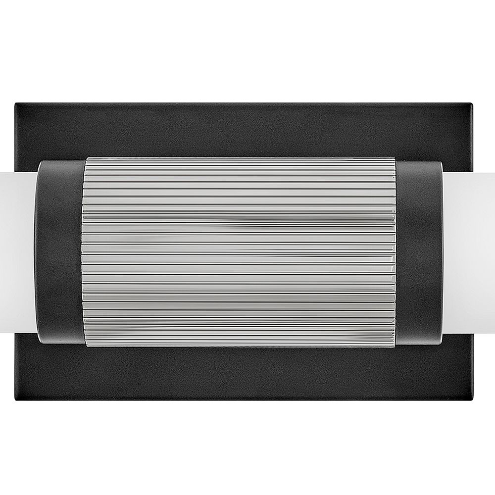 Hinkley Zevi 29" Wide Black with Chrome LED Bath Light