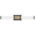 Hinkley Zevi 29"W Black and Lacquered Brass LED Bath Light