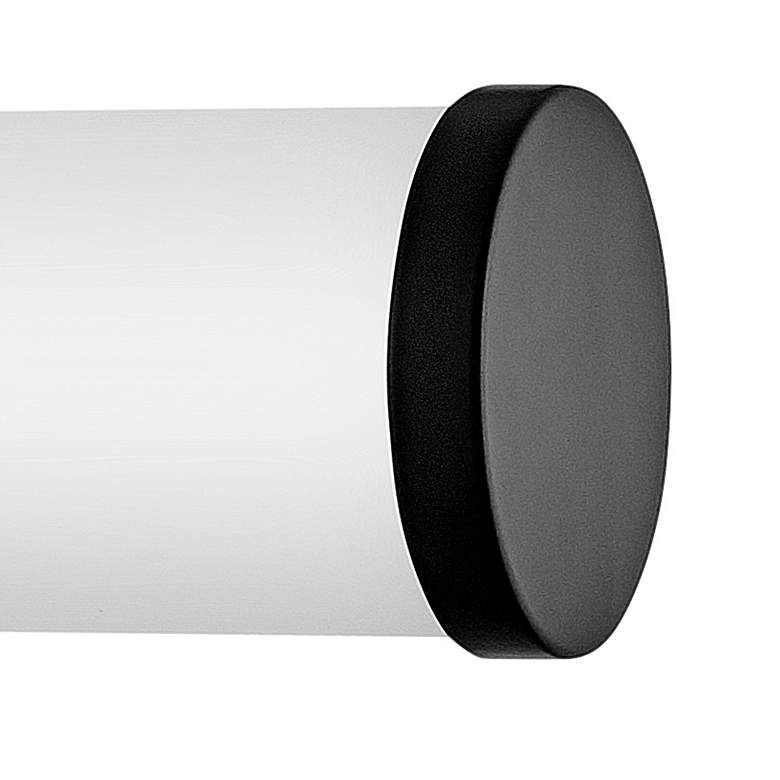 Image 3 Hinkley Zevi 29"W Black and Lacquered Brass LED Bath Light more views