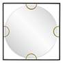 3_Hinson Satin Black and Gold 39" Square Oversized Wall Mirror