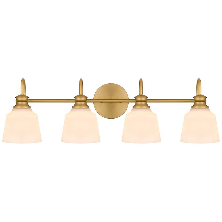 Image 2 Hinton 4-Light Aged Brass Bath Light