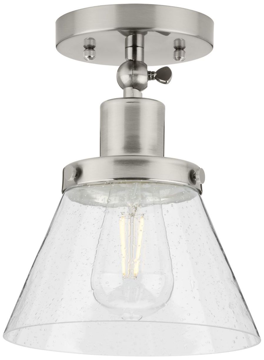 Image 5 Hinton Collection One-Light Seeded Glass Ceiling Light more views