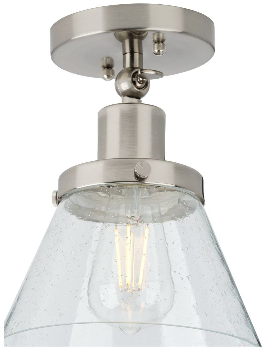 Image 7 Hinton Collection One-Light Seeded Glass Ceiling Light more views