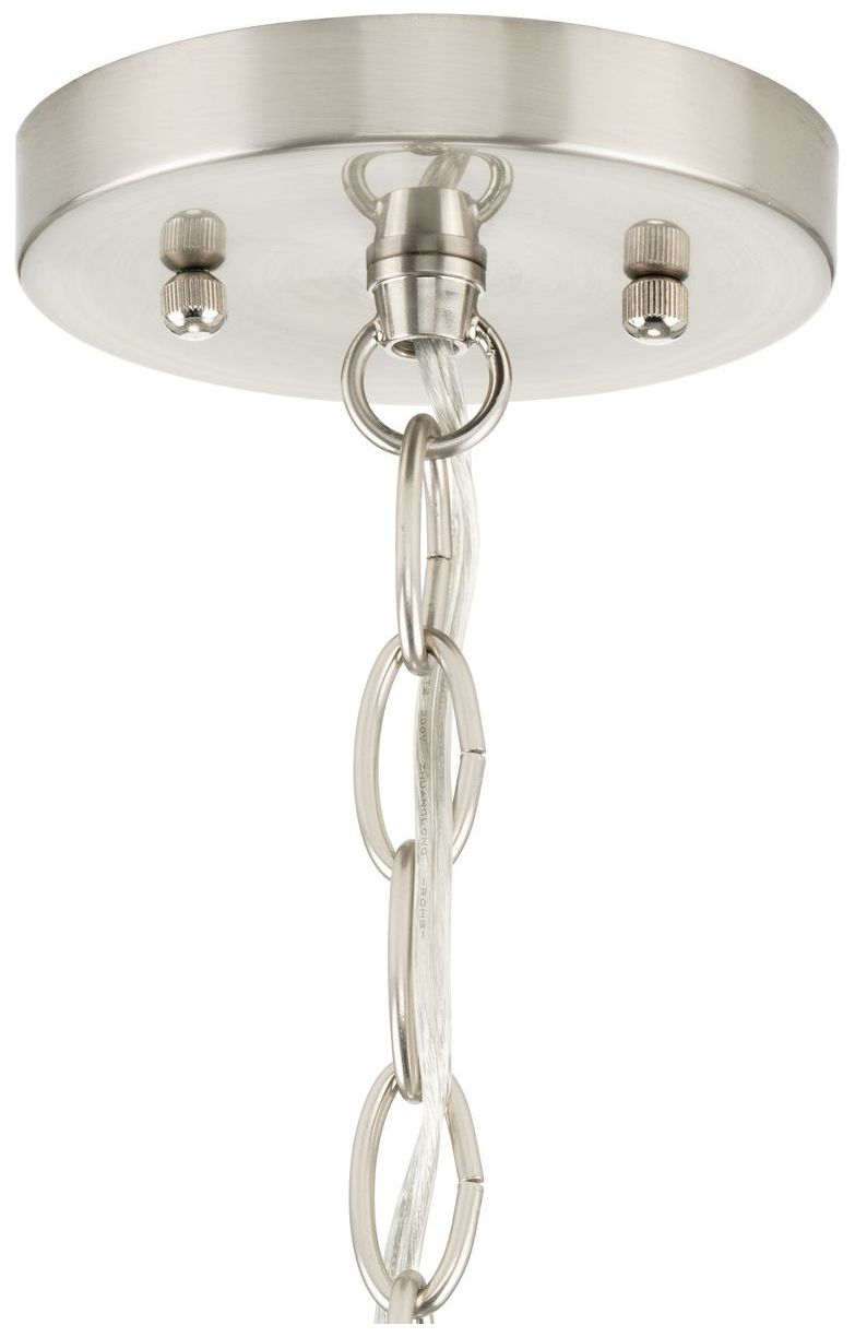 Hinton Collection One-Light Seeded Glass Hanging Pendant Light
