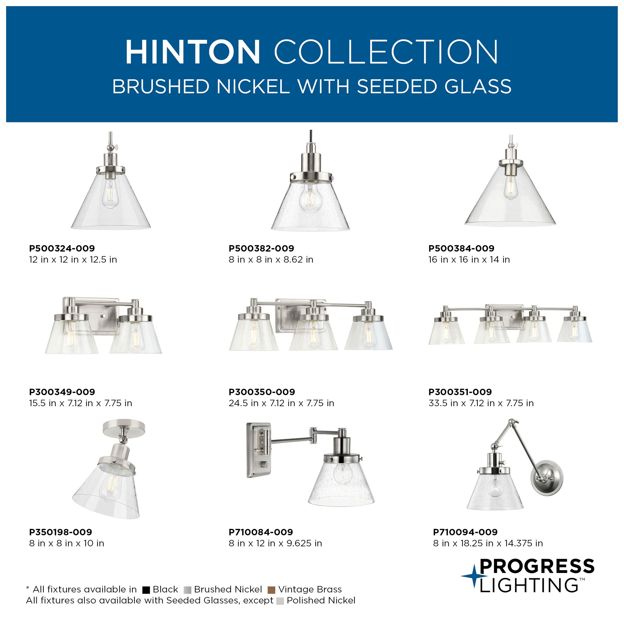 Hinton Collection Swing Arm Wall Light