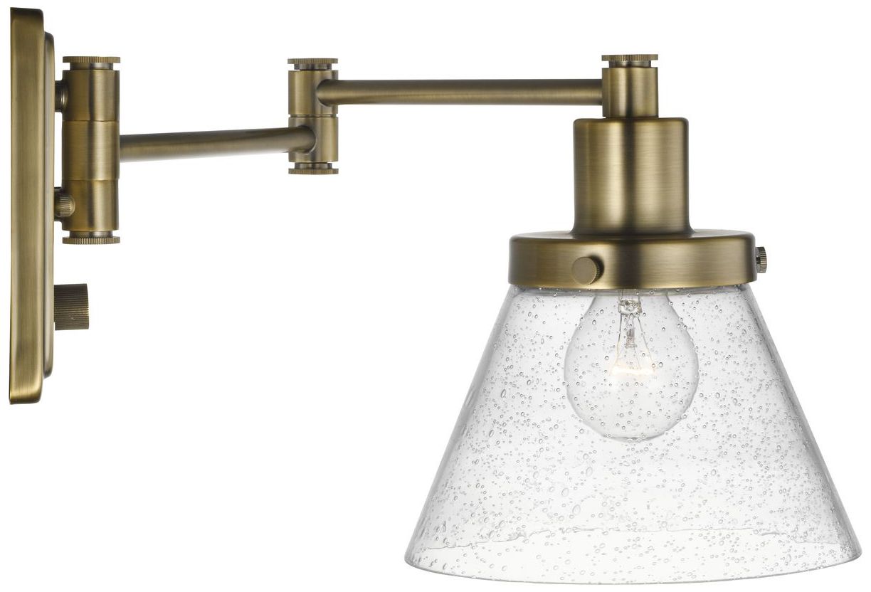 Hinton Collection Swing Arm Wall Light
