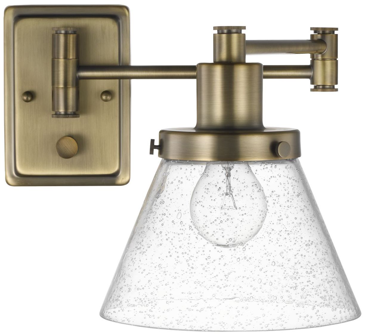 Image 3 Hinton Collection Swing Arm Wall Light more views