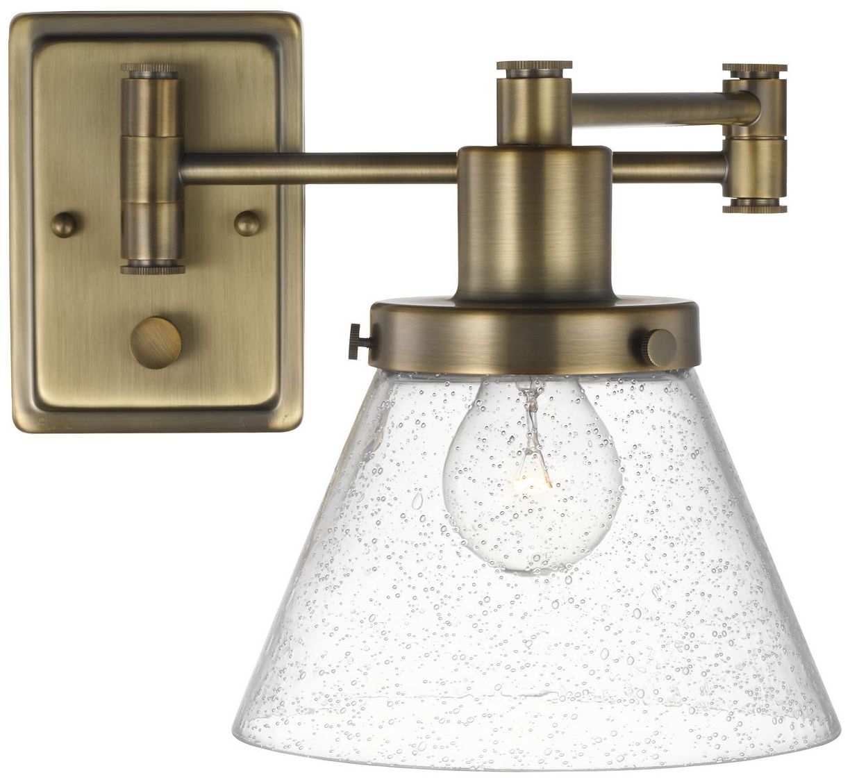 Image 6 Hinton Collection Swing Arm Wall Light more views