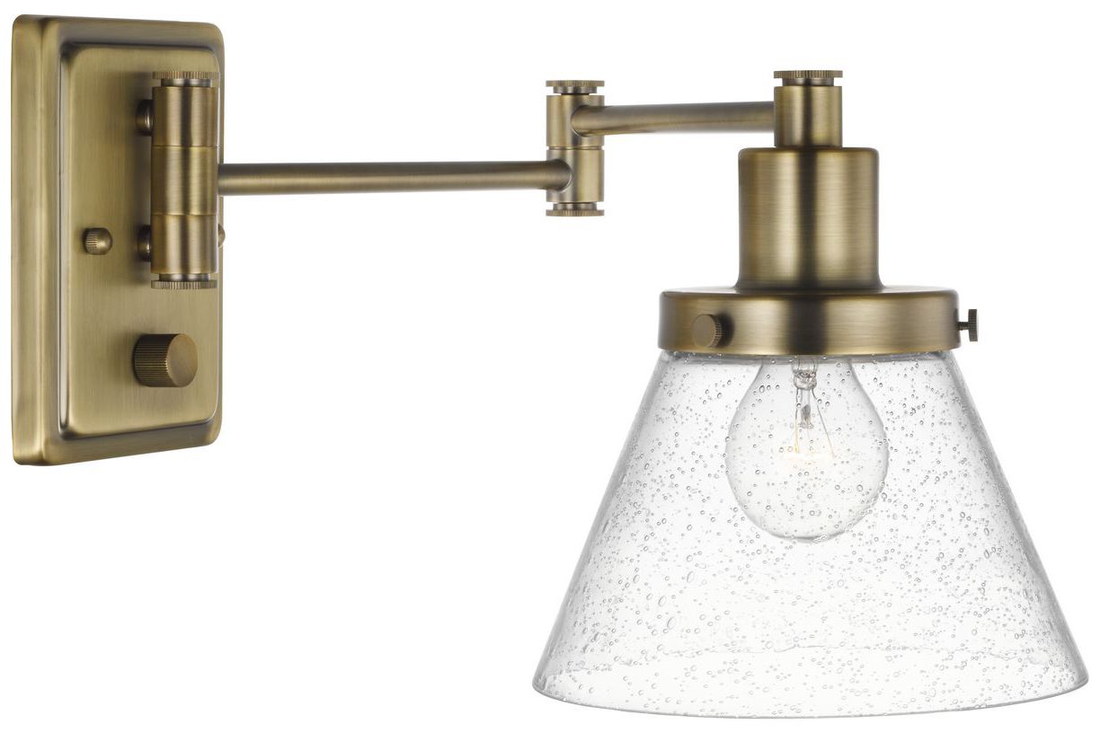 Hinton Collection Swing Arm Wall Light