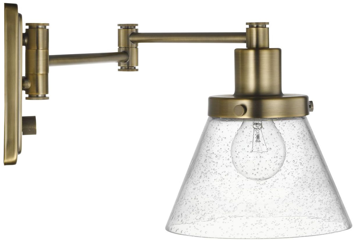 Hinton Collection Swing Arm Wall Light