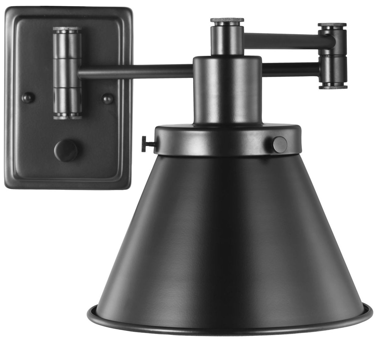 Image 6 Hinton Collection Swing Arm Wall Light more views