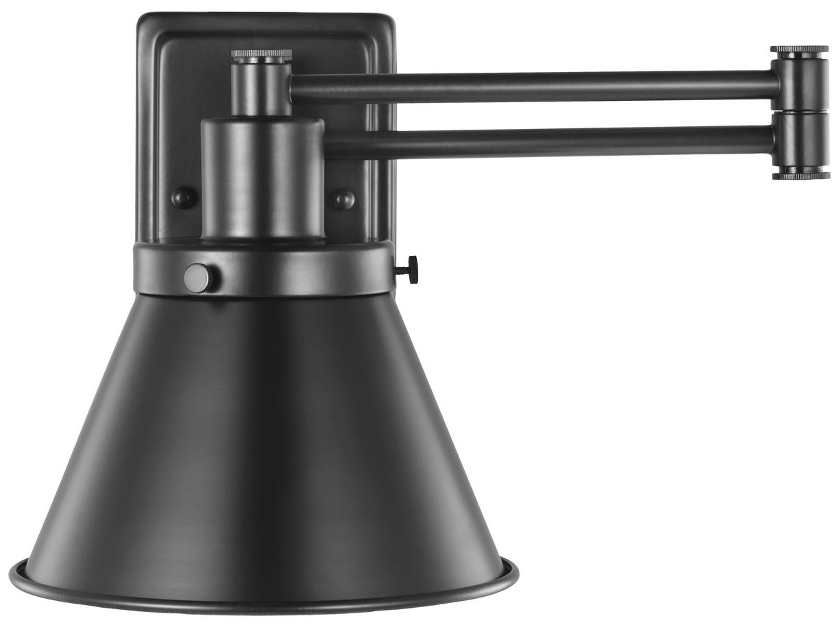 Image 7 Hinton Collection Swing Arm Wall Light more views