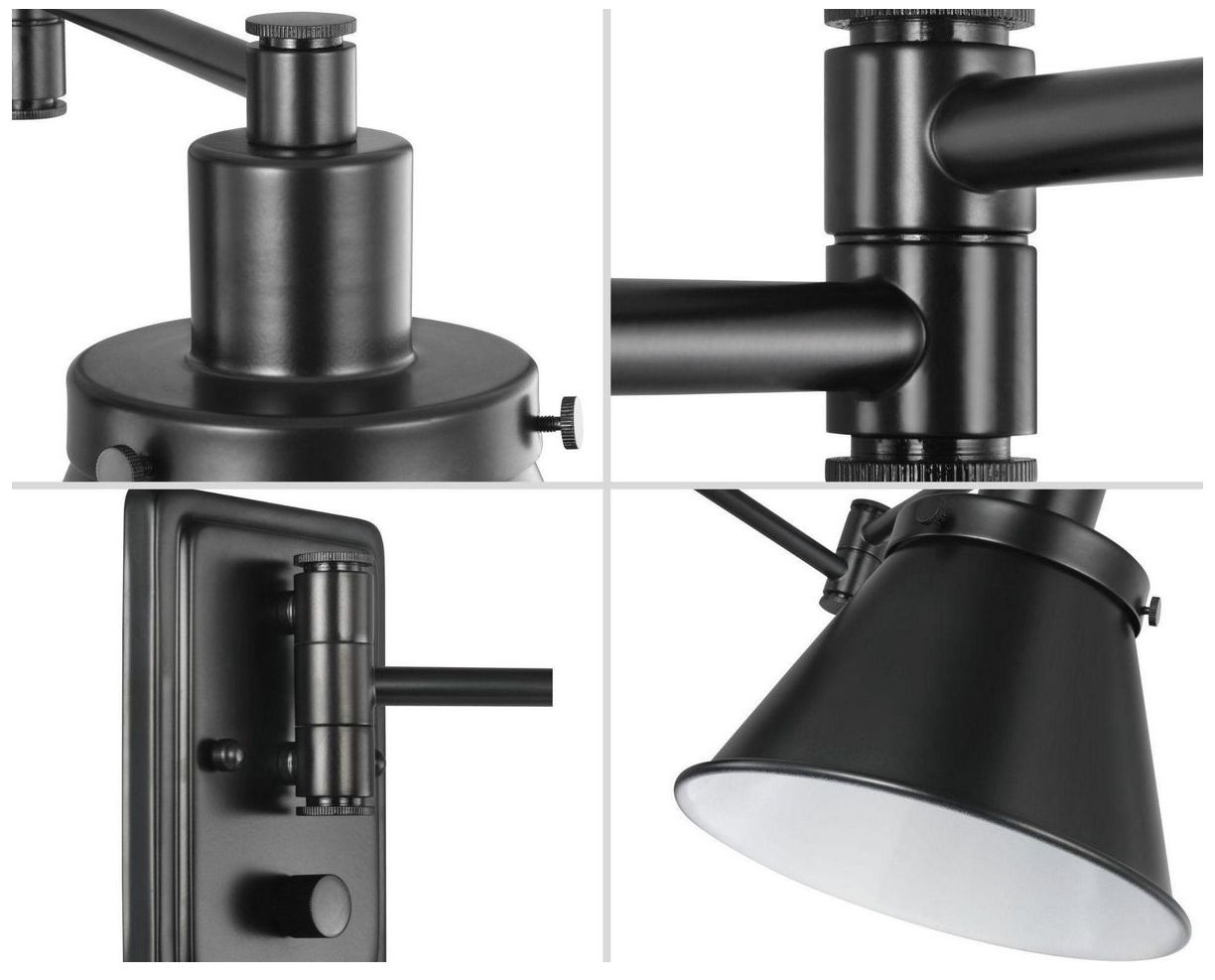 Hinton Collection Swing Arm Wall Light