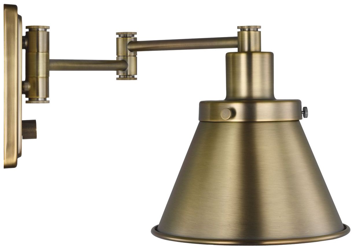 Hinton Collection Swing Arm Wall Light