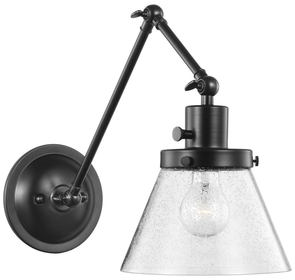 Hinton Collection Swing Arm Wall Light