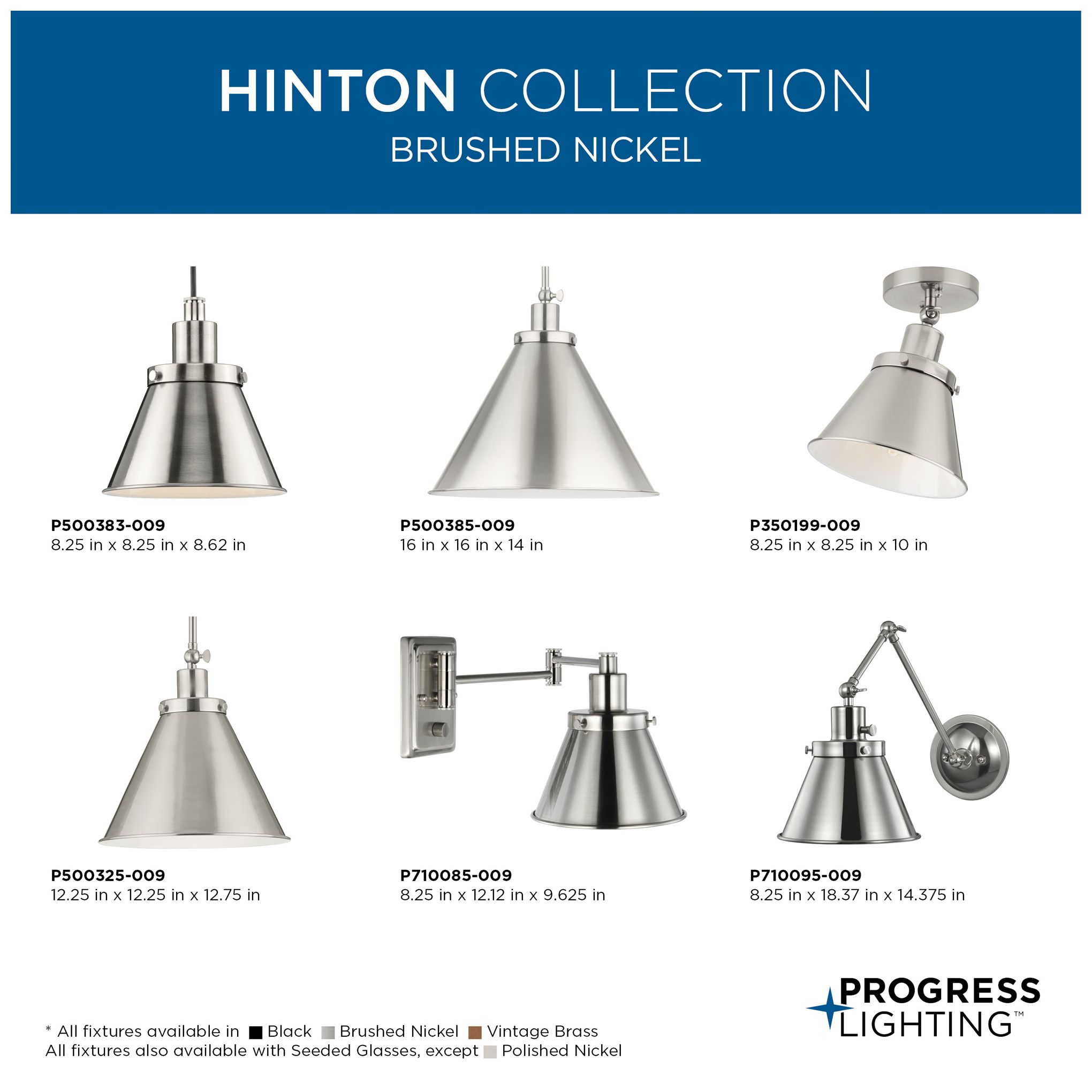 Hinton Collection Swing Arm Wall Light