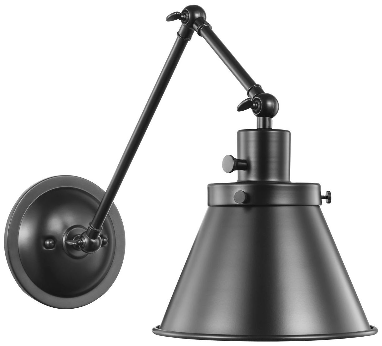 Hinton Collection Swing Arm Wall Light