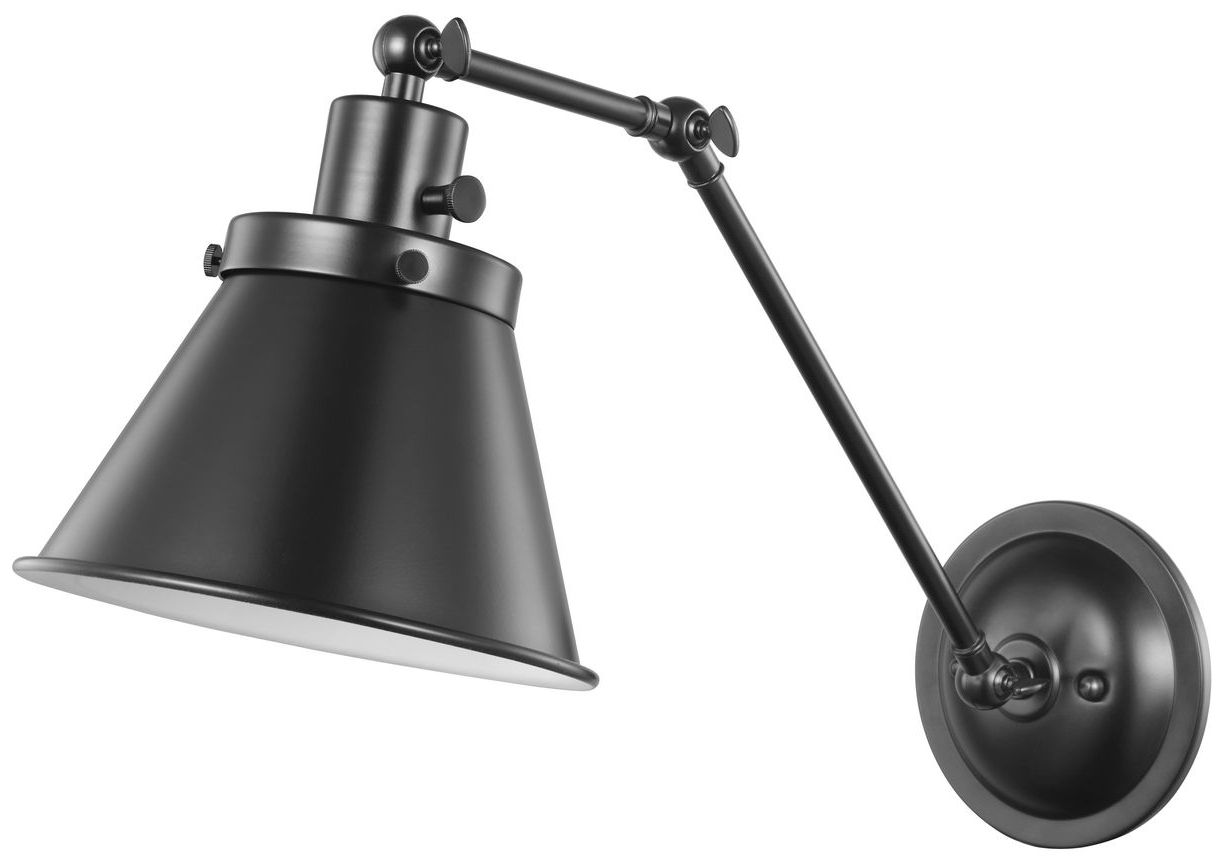 Image 6 Hinton Collection Swing Arm Wall Light more views