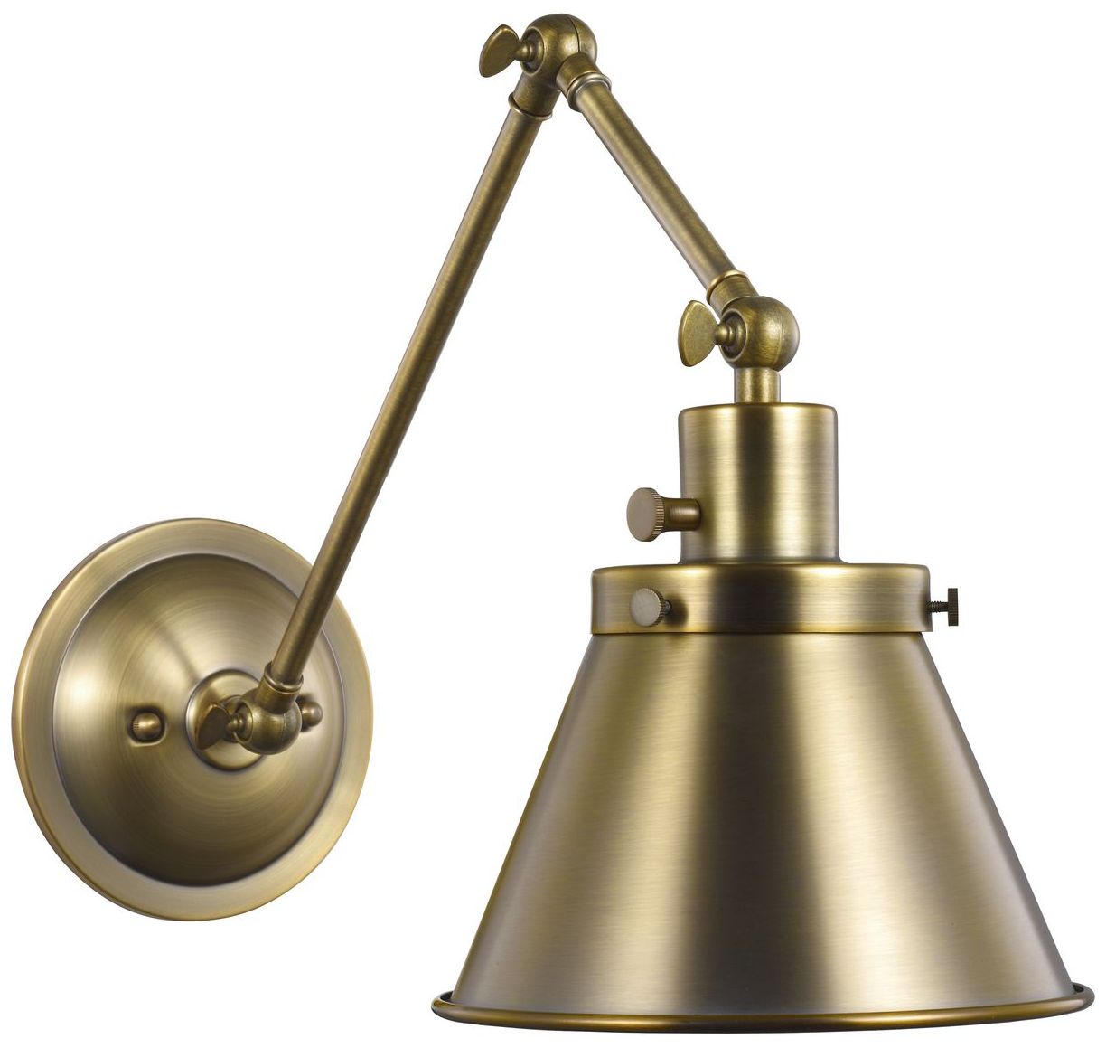 Hinton Collection Swing Arm Wall Light