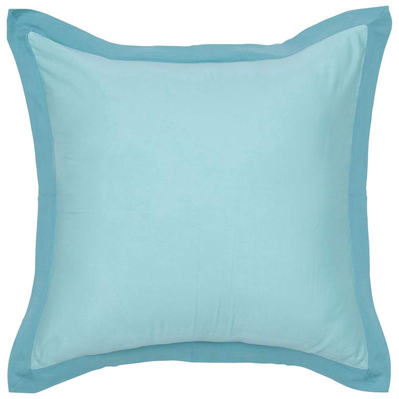 Image 1 Hippie Chic Teal 26 inch Square Pillow Sham
