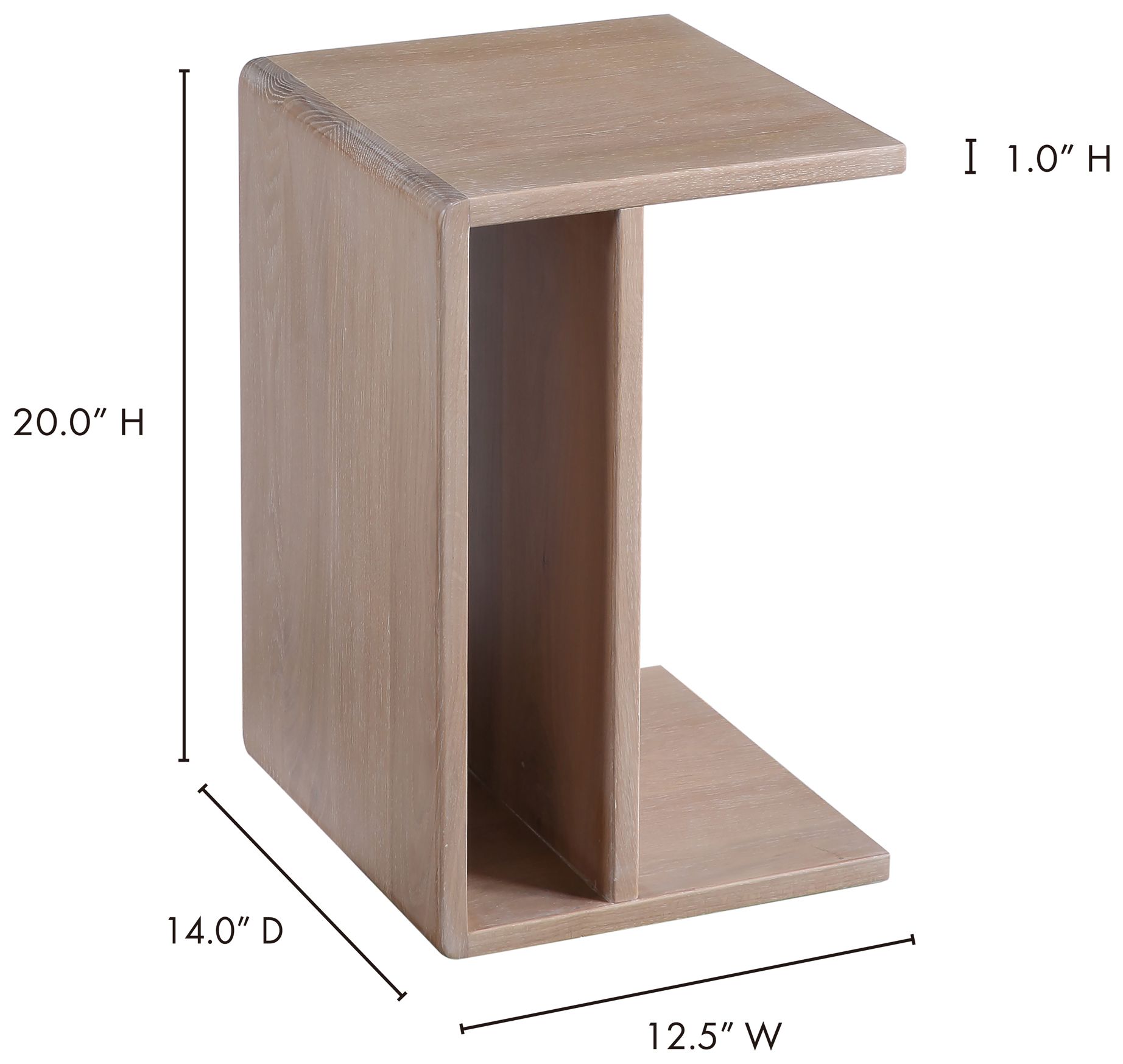 Image 4 Hiroki Accent Table White Oak more views