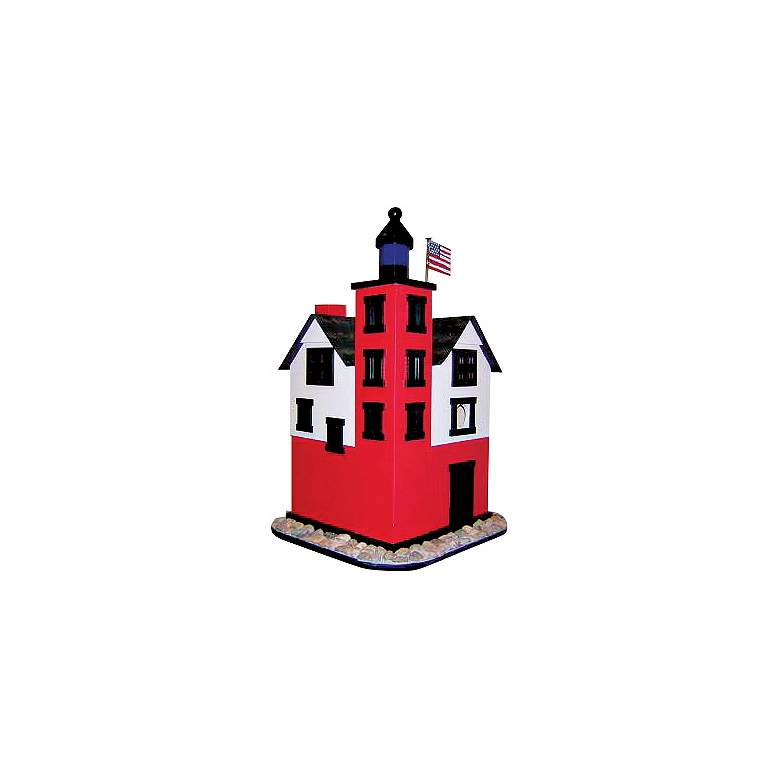 Image 1 Historic Lighthouse 17" High Garden Bird House