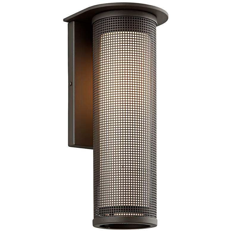 Image 1 Hive Collection 17 inch High Bronze LED Outdoor Wall Light