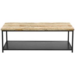 Hiverna 47 1/4&quot; Wide Yellow and Black 1-Shelf Coffee Table