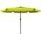 Hoba 9 3/4-Foot Lime Green Fabric Tilting Patio Umbrella