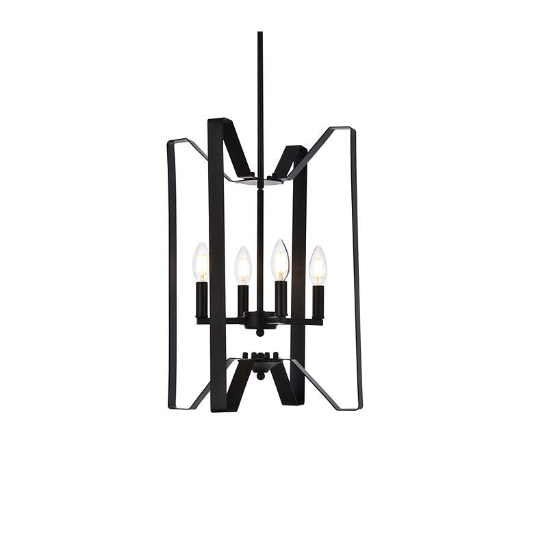 Image 4 Hoffman 4 Lts Pendant In Black more views