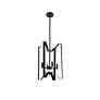 Hoffman 4 Lts Pendant In Black