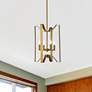 1_Hoffman 4 Lts Pendant In Brass