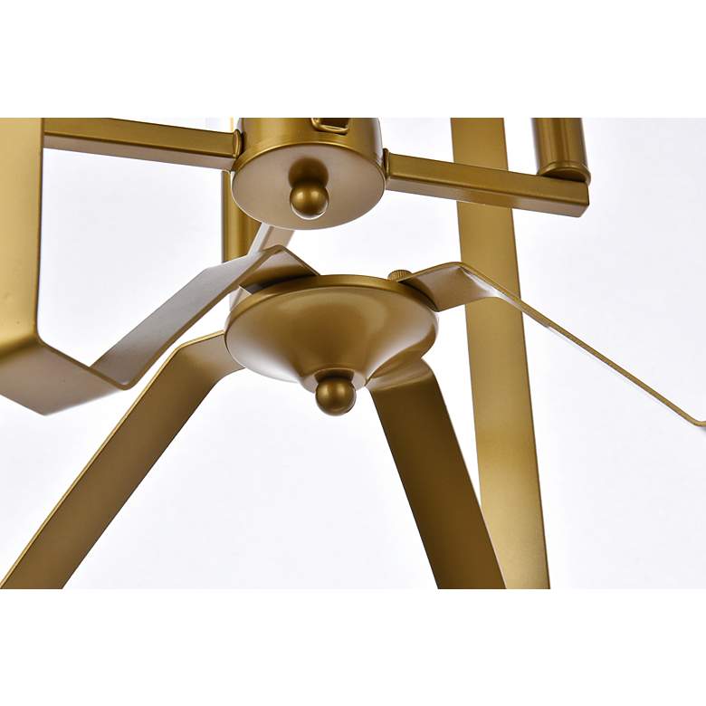 Image 5 Hoffman 4 Lts Pendant In Brass more views