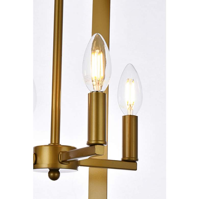 Image 6 Hoffman 4 Lts Pendant In Brass more views