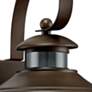 3_Hogan 14" High Bronze Motion Sensor Outdoor Wall Light Set of 2 more views